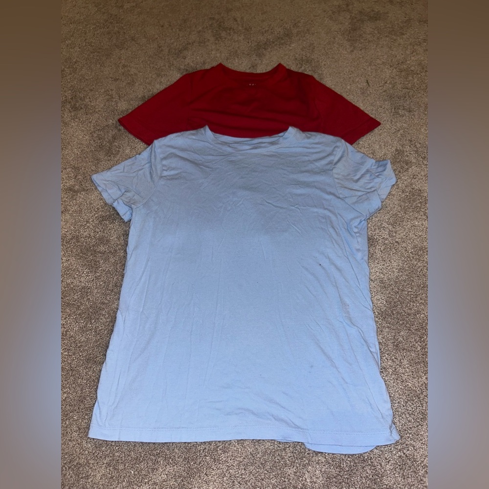 Blue & Red Short Sleeve T-Shirt Pack - A New Day Size XS/S Womens
